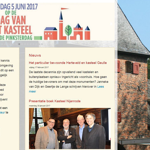 Realisatie website Nederlandse Kastelenstichting