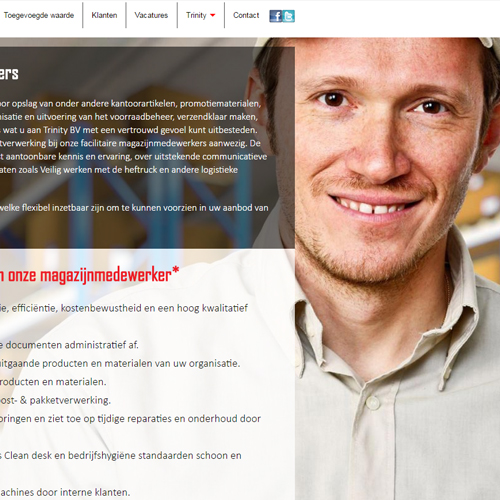 portfolio websites trinity facilitaire diensten